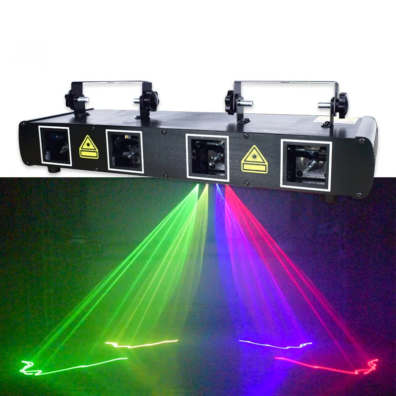 Four-hole full-color line scanning laser light-B18