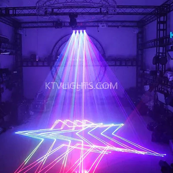 4w four-hole RGB animation laser light-A22