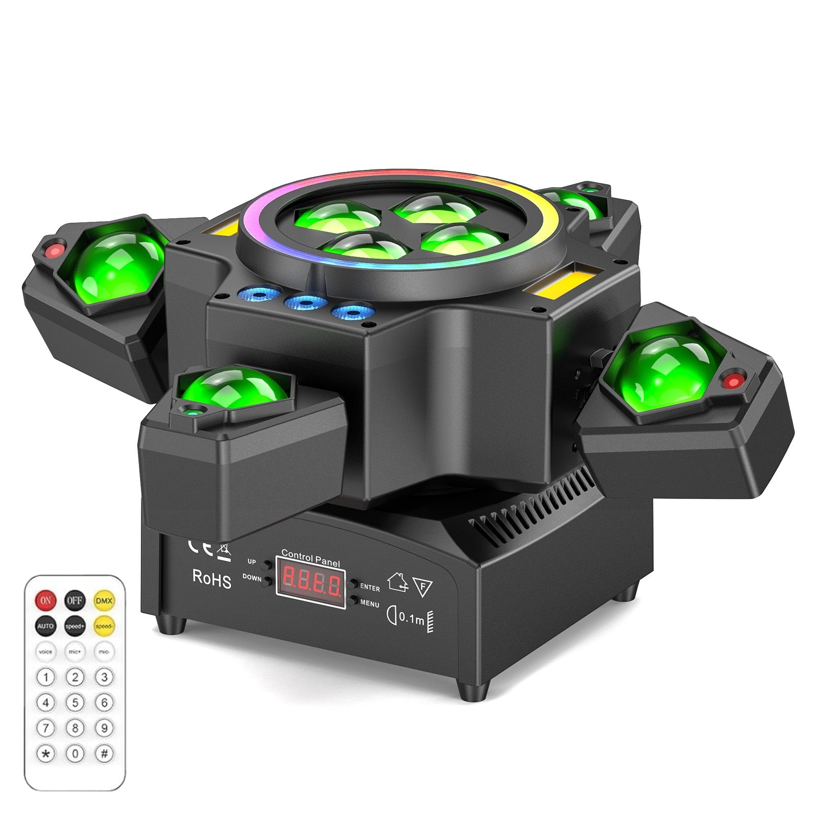 120W Remote Control LED Moving Head Light-E28
