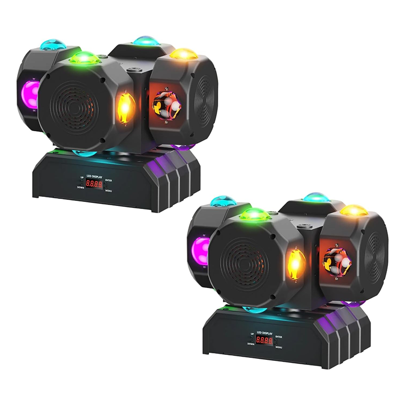 200W RGBW Four-Arm Moving Head Light - E49