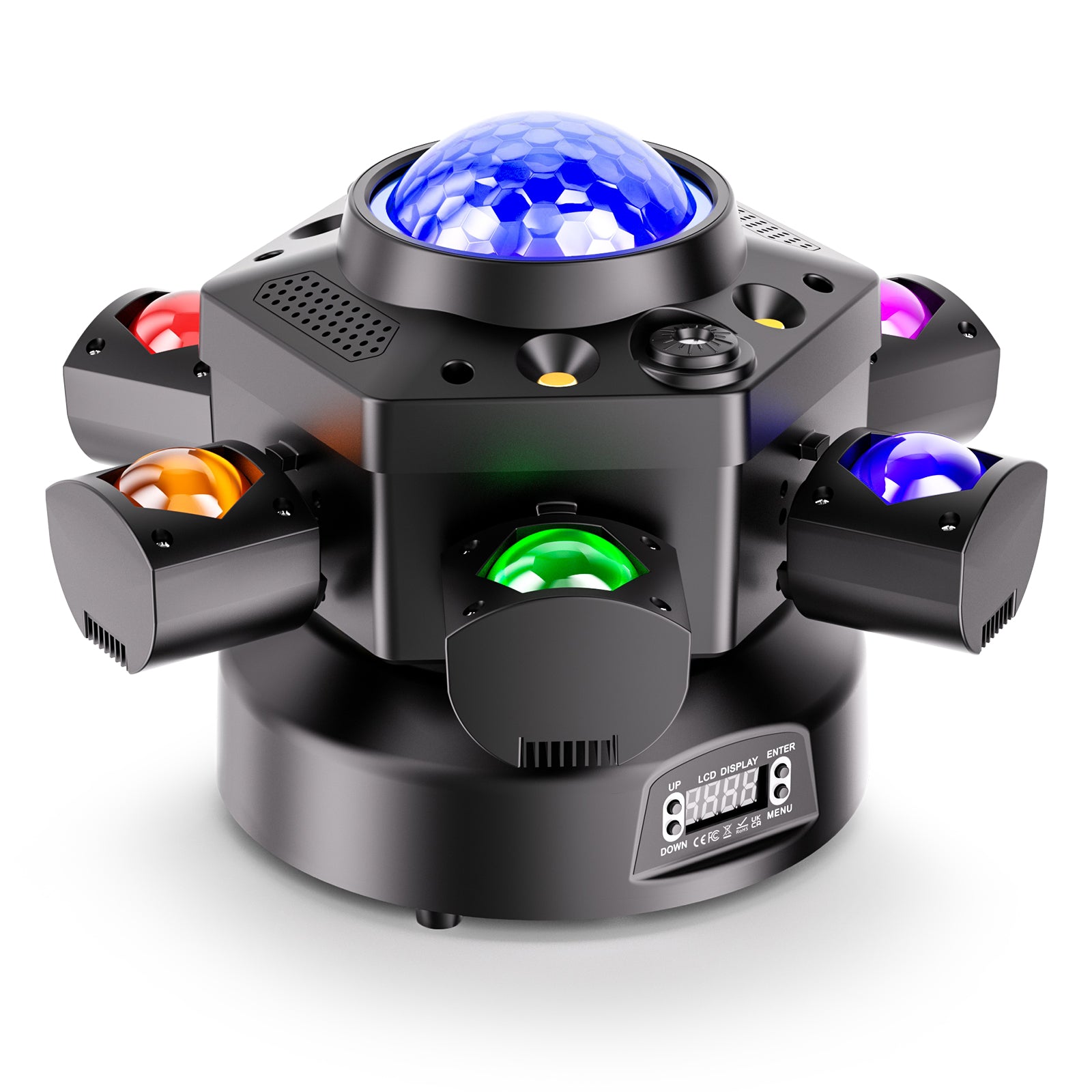 120W six-arm stage light RGBW beam moving head light-E4