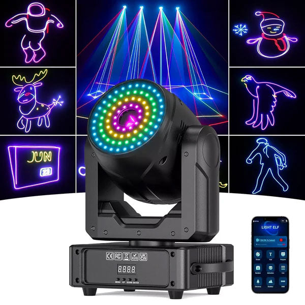 120W Bluetooth APP Animation Moving Head Light-A32