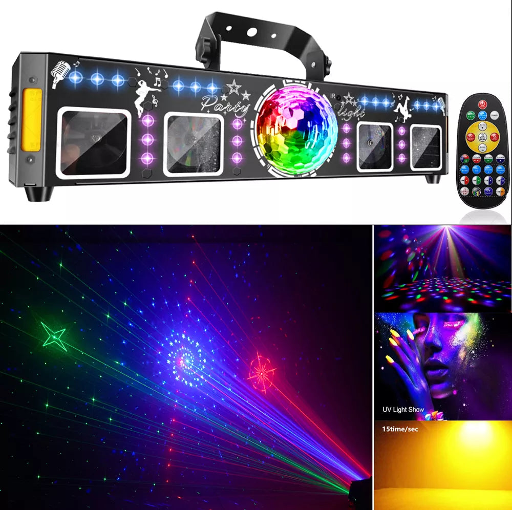 2025 New Six-in-One Effect Stage Light-B36