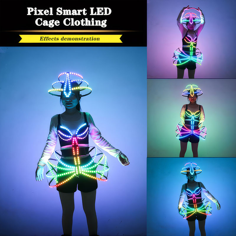 Pixel Smart LED Cage Clothing-M21