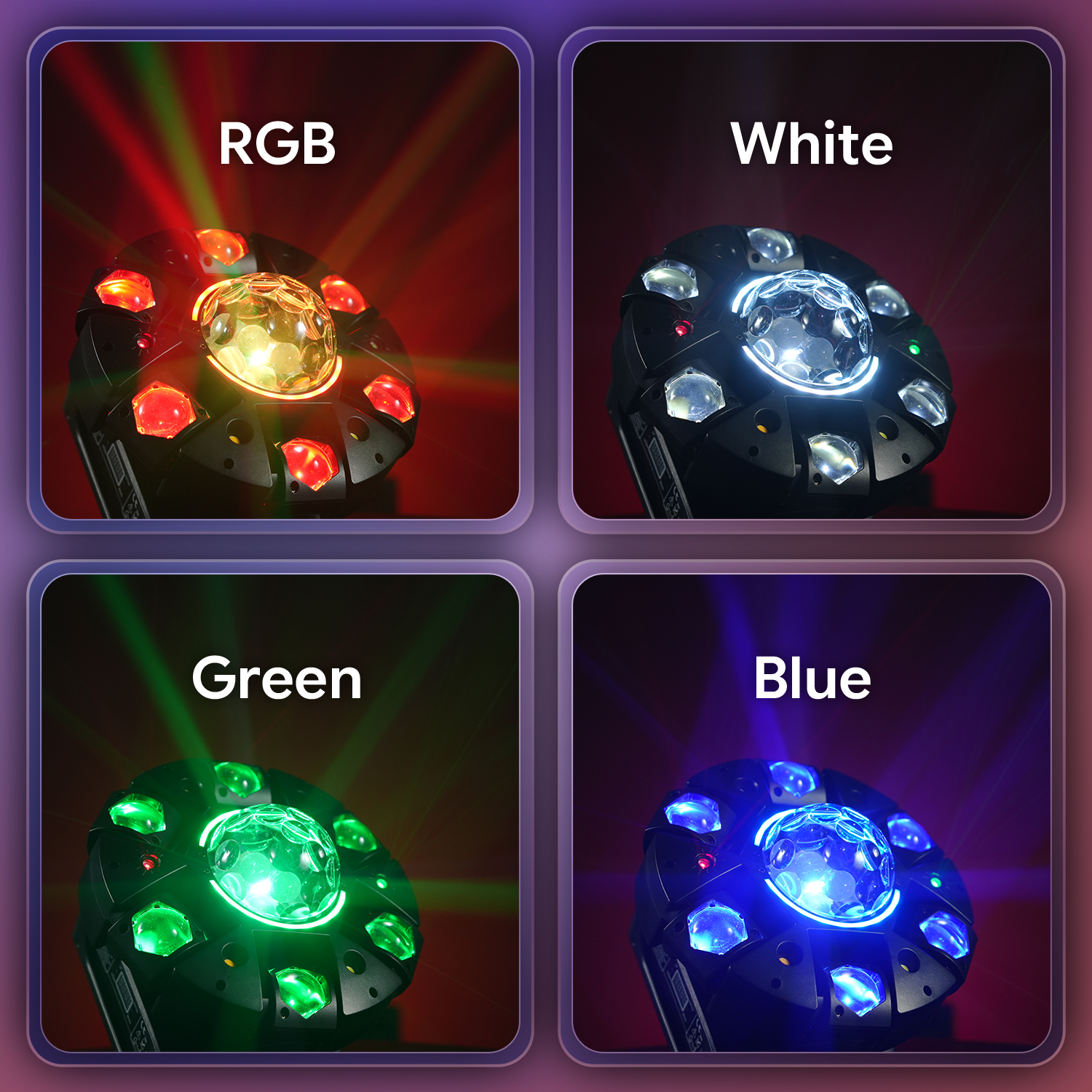 LED Six-Arm Moving Magic Ball Light-E74