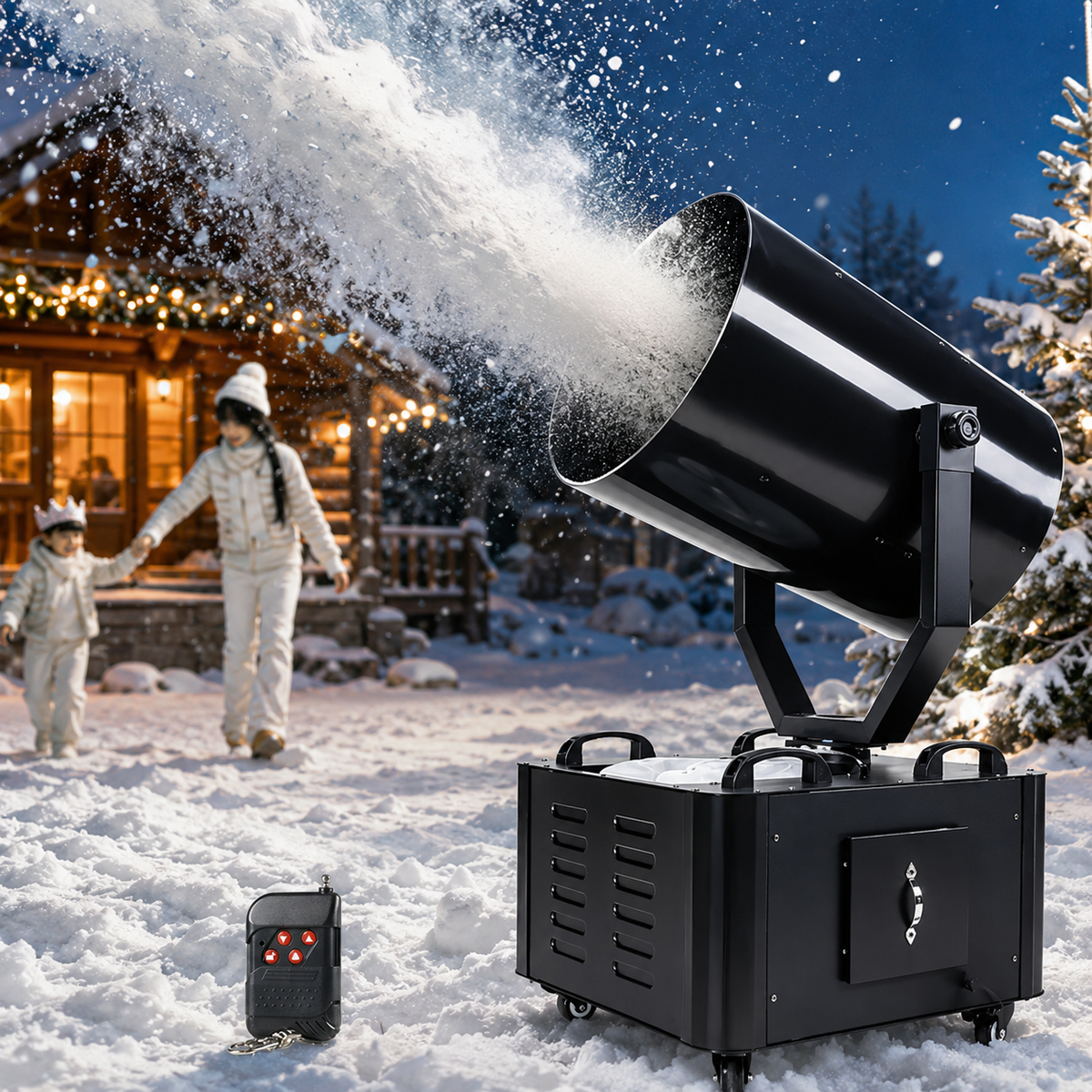 KTVLIGHTS 4000W Moving Head Snow Machine for Stage & Wedding-H8