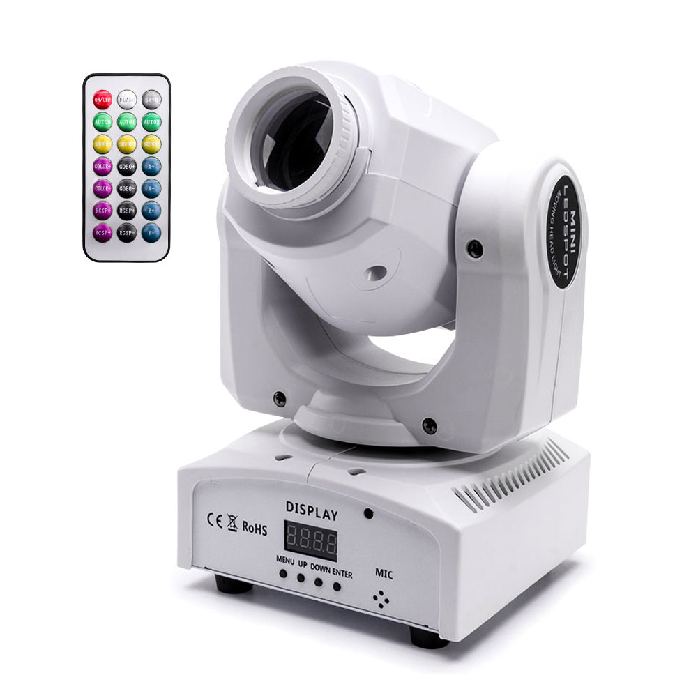 50W 8 Gobos 8 Colors Remote Control LED Moving Headlight-E27