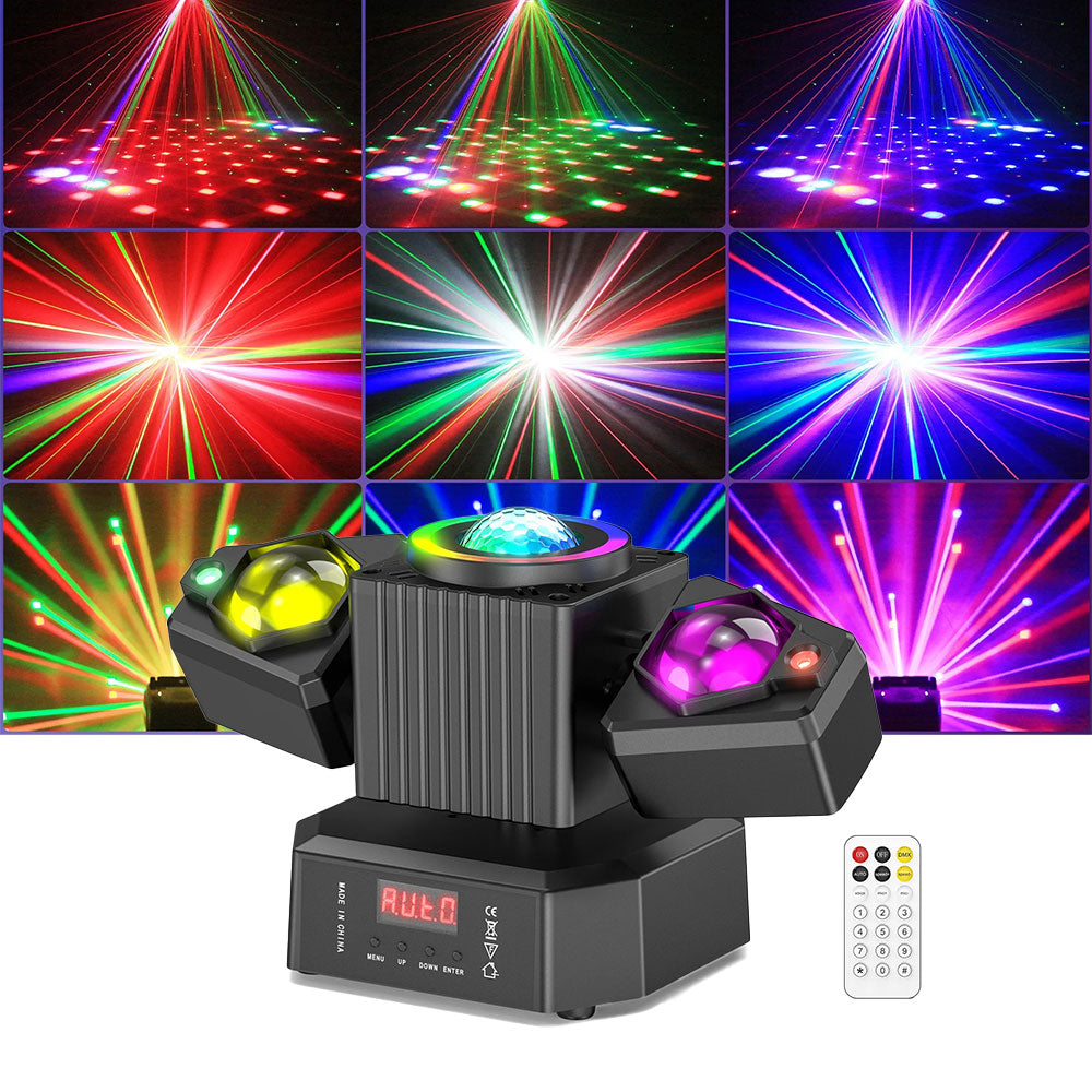 65W Dual-Arm Stage Moving Head Light - E14