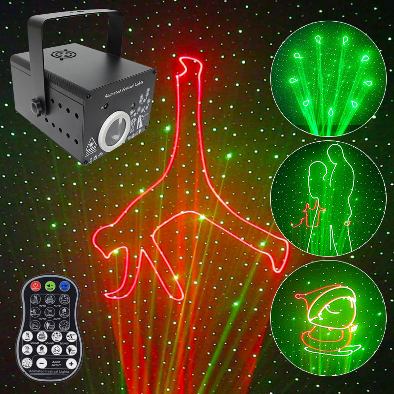 9 em 1 Luz Laser Animada de Férias - A15