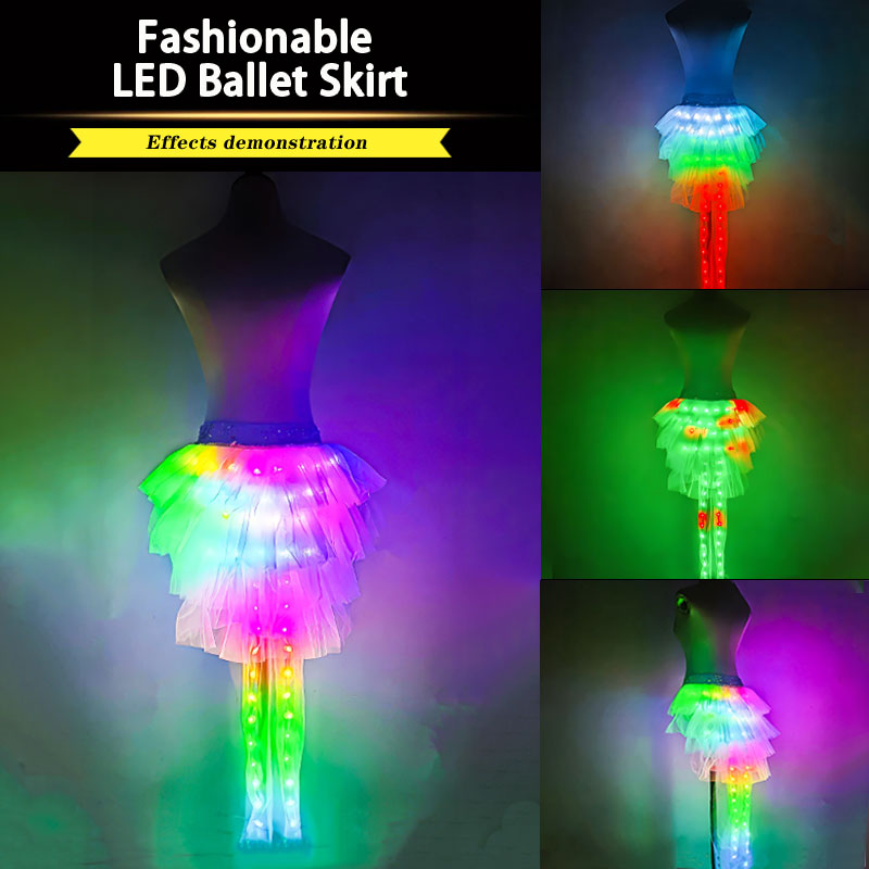 Fashionable LED Ballet Skirt-M54