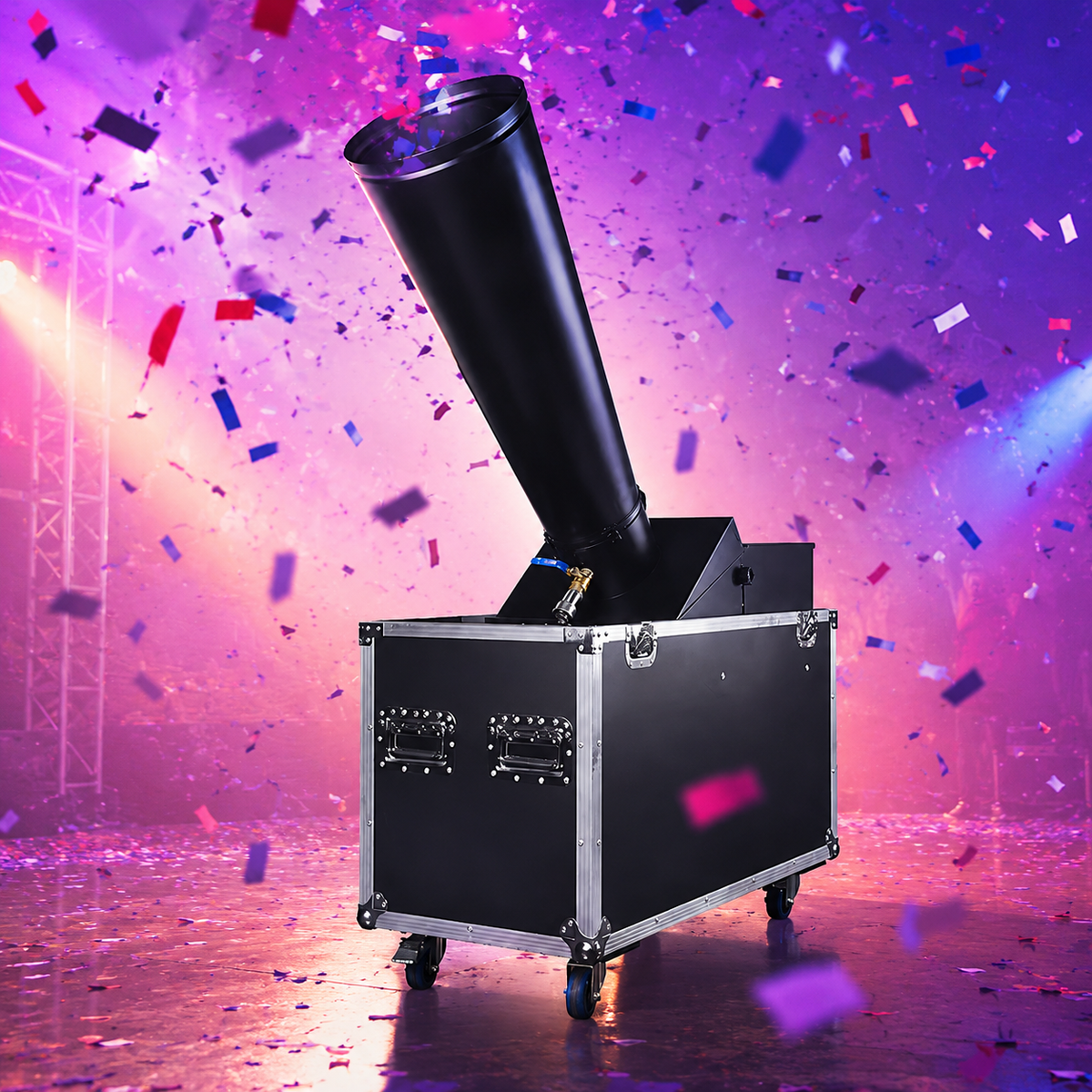 KTVLIGHTS Large CO2 Confetti Machine for Wedding Stage & Events-H10