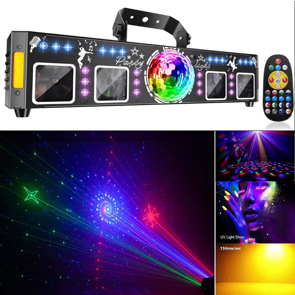 Six-in-One Effect Stage Light-B36