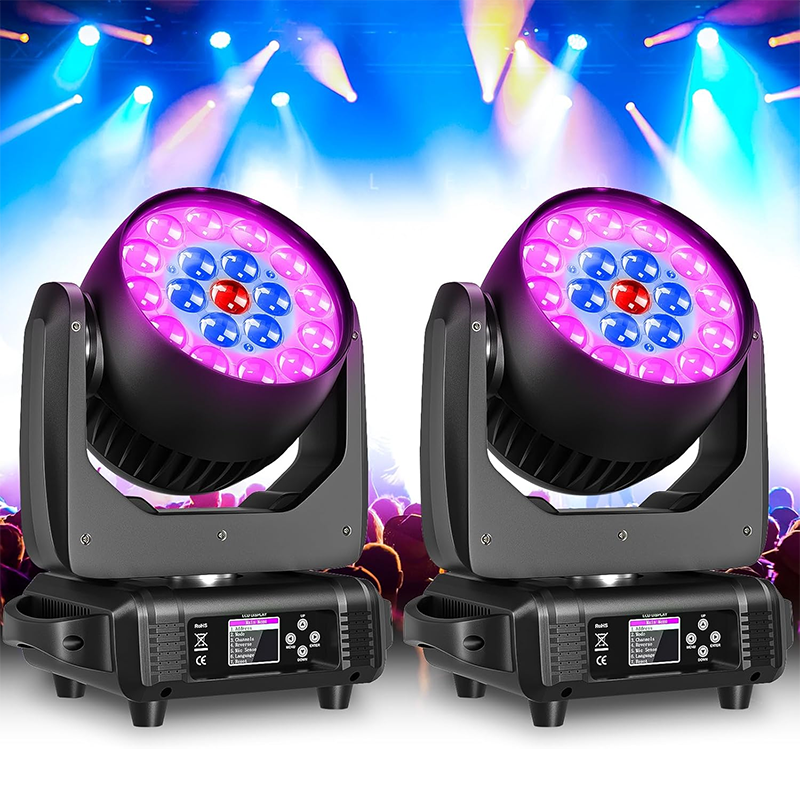 285w RGBW stage light 19 LED moving head light-E54