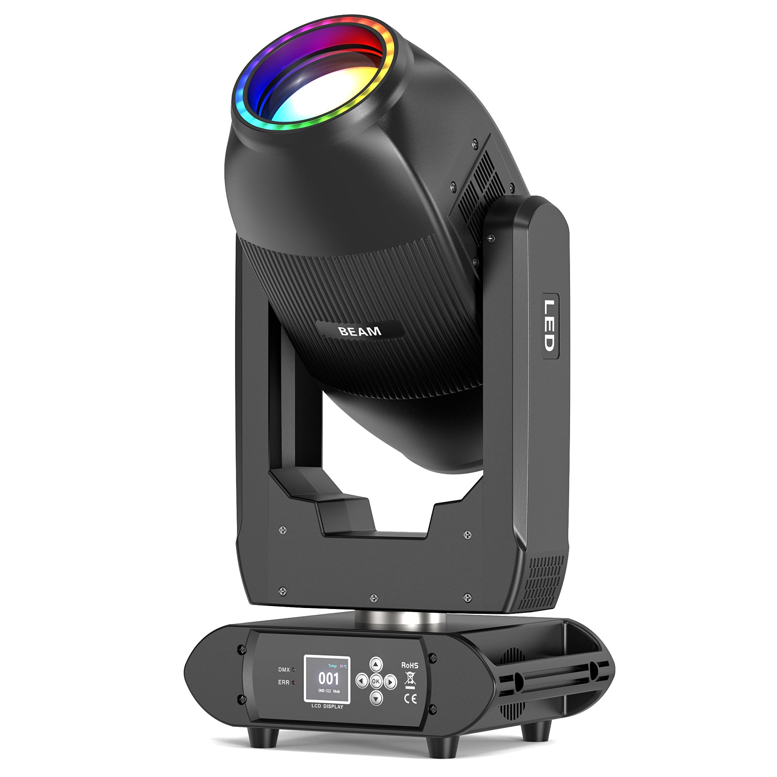2X100W LED 18 Prism 19 Pattern 12 Colors Double Beam Moving Head Light-E36