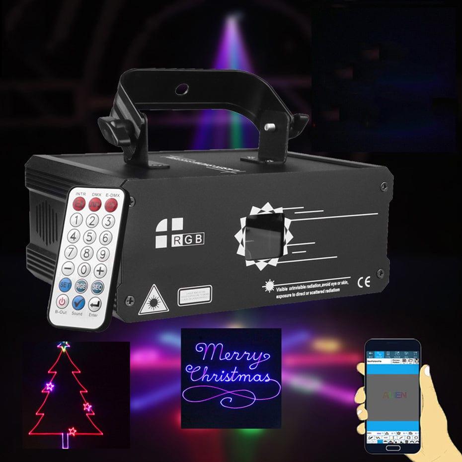RGB smart animation laser light bluetooth compatible APP control DMX512 - Ktvlights