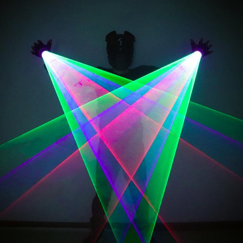 2 in 1 Laser Gloves Stage Performance Finger Light - Ktvlights