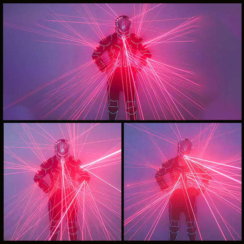 New Red Laser Robot Suit Laser Fiber Optic 2 in 1-M55