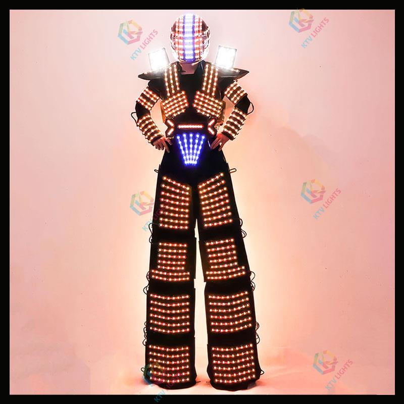 RGB LED Robot Costume-M45