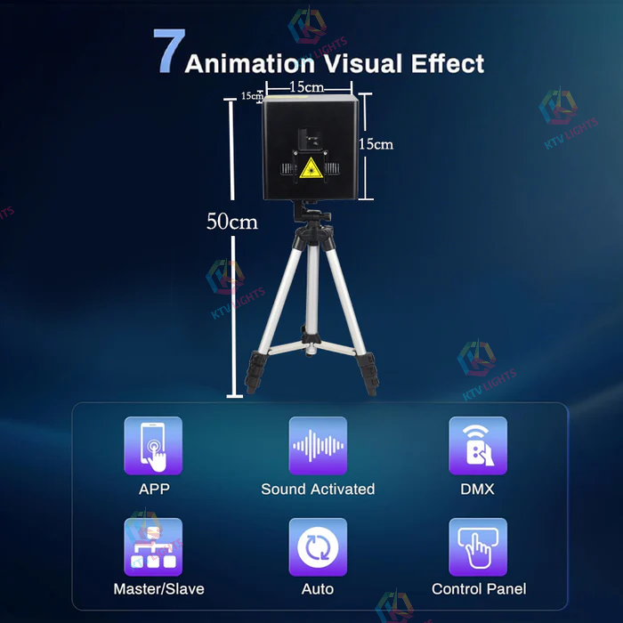 Rechargeable Bluetooth APP Laser Light-A9