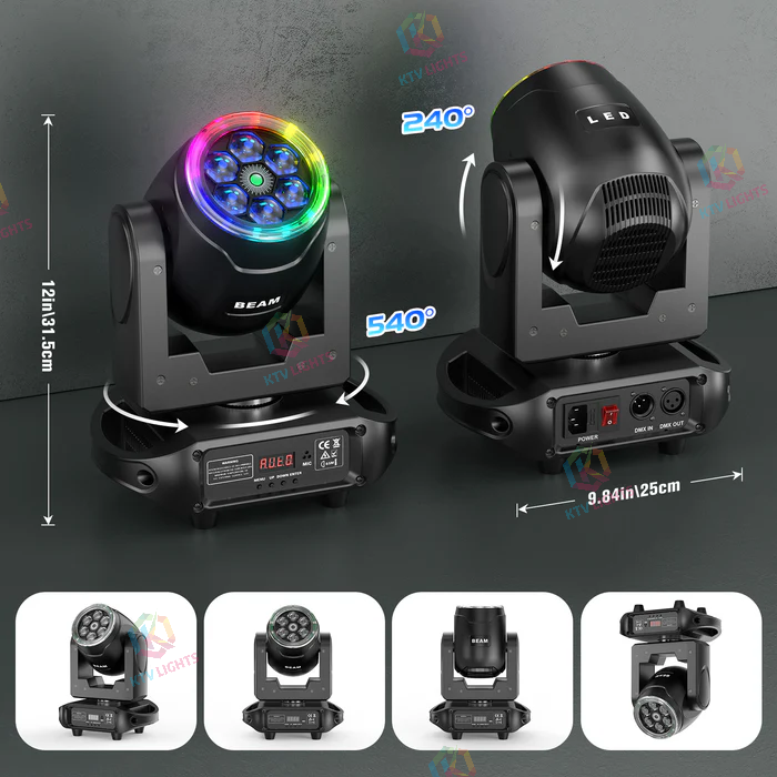 New 90W 6-bee-eye RGBW Moving Head Light - E50