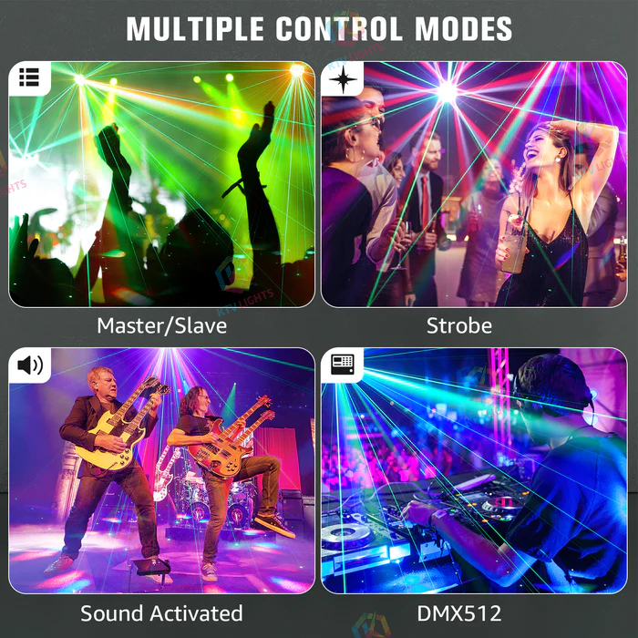 New 90W 6-bee-eye RGBW Moving Head Light - E50