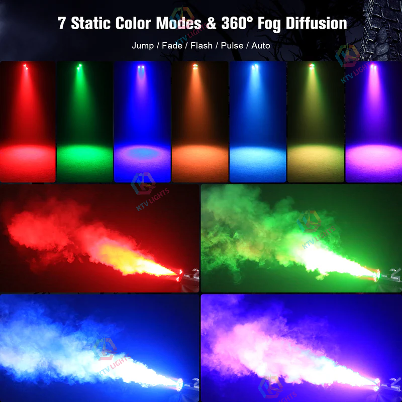 500W 18 LED RGB Halloween Fog Machine-Y2