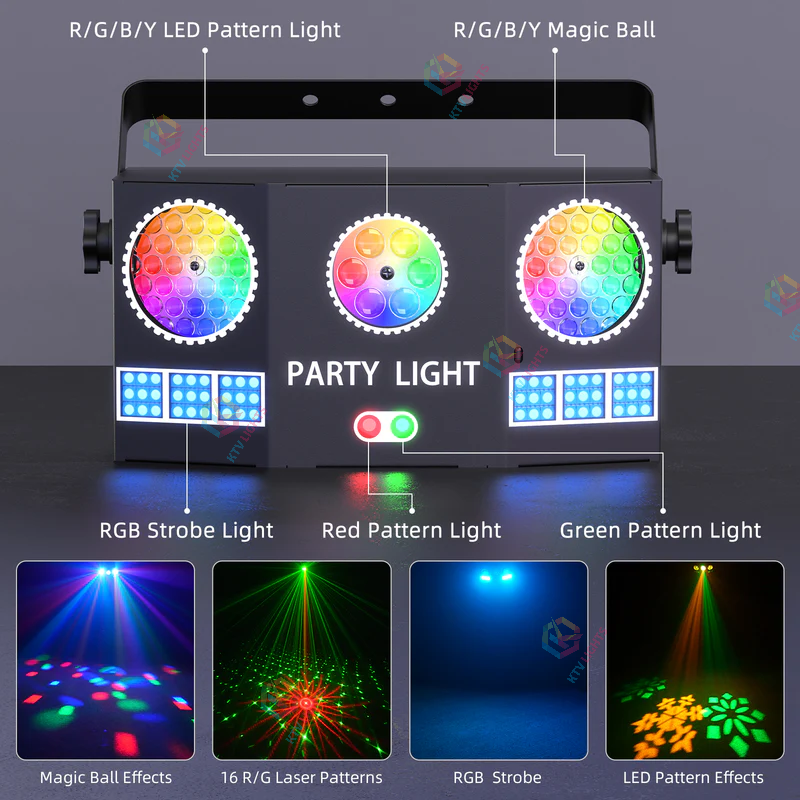 20w LED Magic Ball RG Laser Pattern Effect Party Light-C7