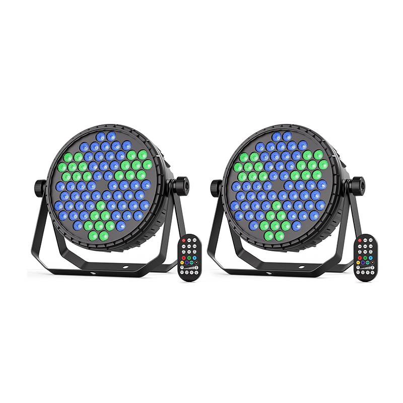 72 LED RGB PAR lights with dynamic vortex stage effect-P12