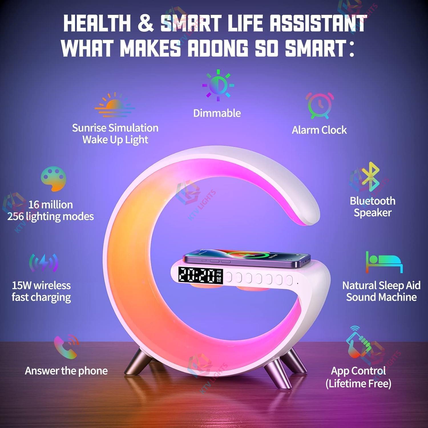 Mini LED Desk Lamp 4-in-1 Wireless Charger