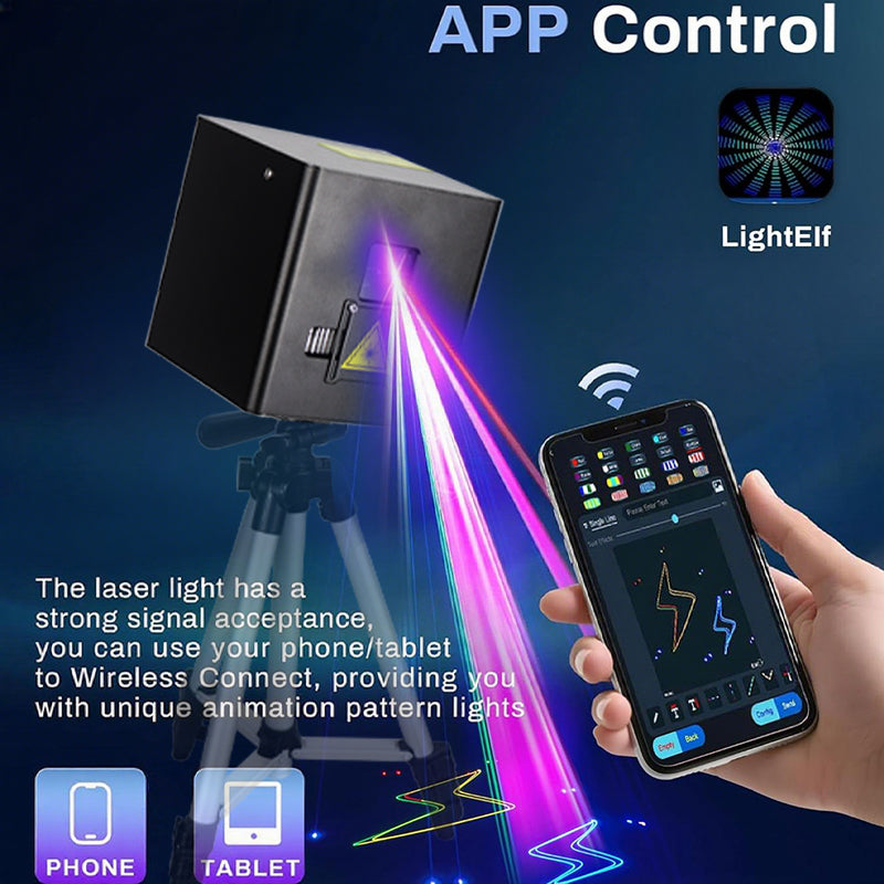 Rechargeable Bluetooth APP Laser Light-A9