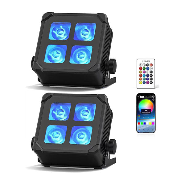 IP65 waterproof battery led 4x15w RGBW par light-P15