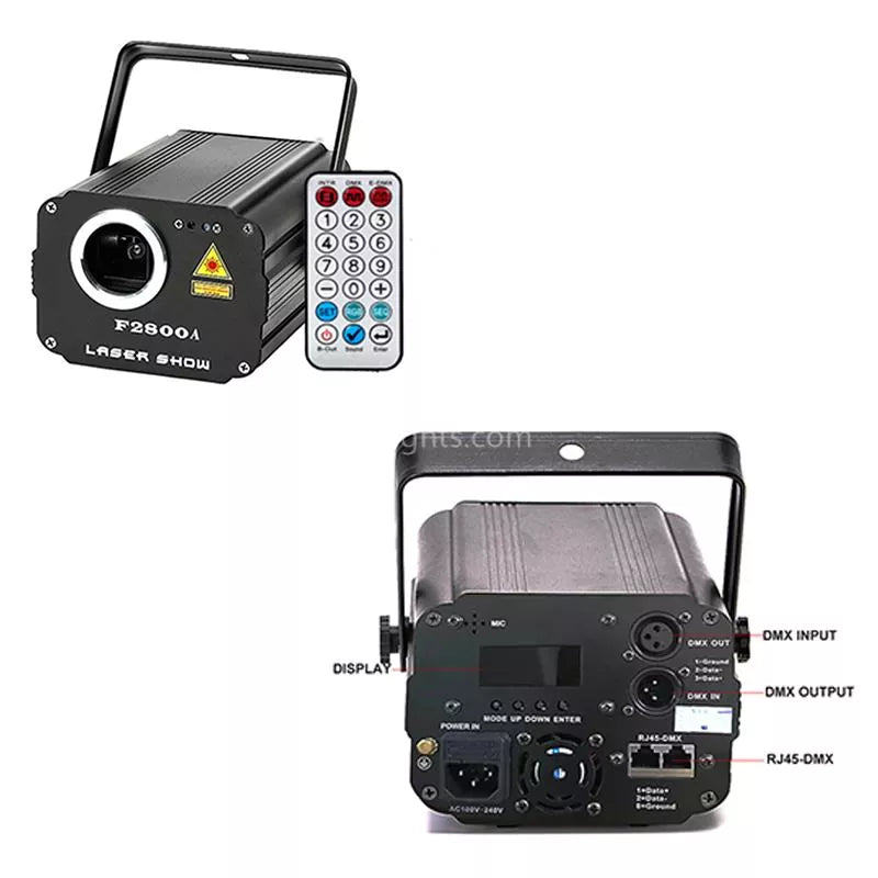 2.2w Bluetooth APP animated laser light-F2