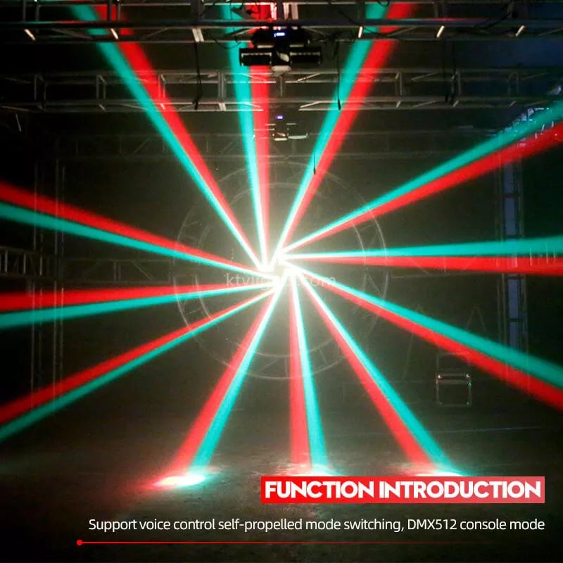 200W 4-in-1 Cross-Shaped Moving Head Light - B8