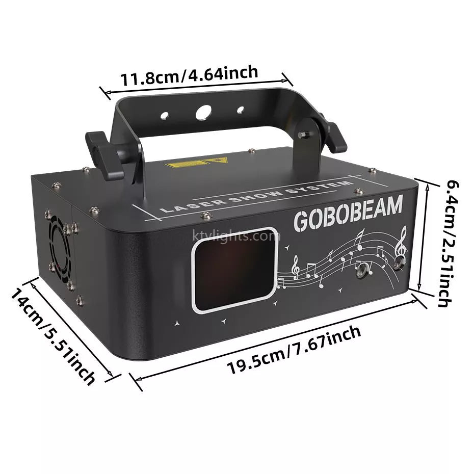 2 in 1 single hole scanning laser light-B10