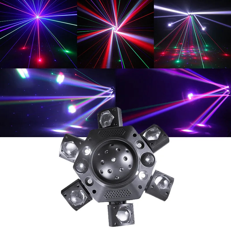 2026 New Matrix Six-Arm Laser Stage Lighting - E69