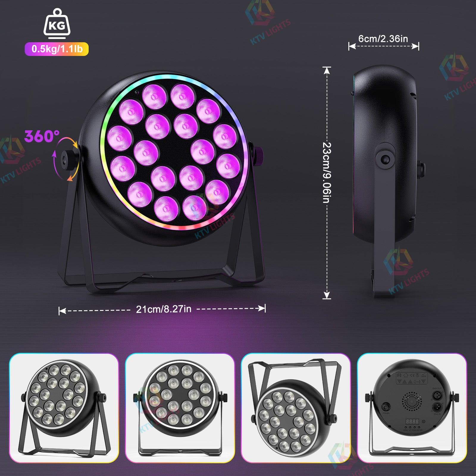 RGBW 18x4W 4in1 LED wash par light-P20