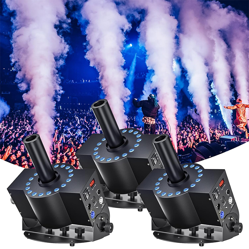 300W 18PCS 12v Three-color RGB Smoke Machine-Y10