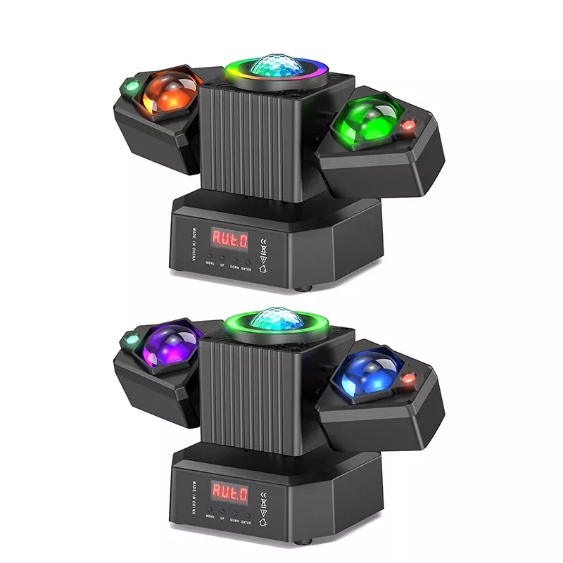 65W Dual-Arm Stage Moving Head Light - E14