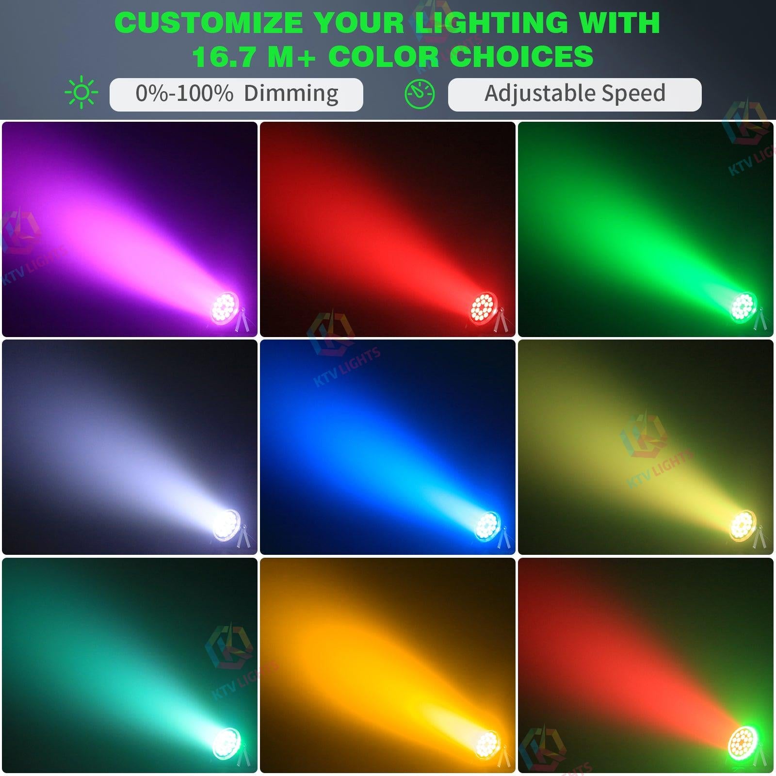 18X6W RGBW 4IN1 LED Par Light-P45