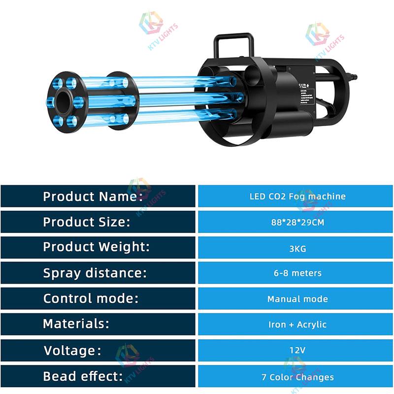 LED CO2 jet handheld smoke machine-Y15