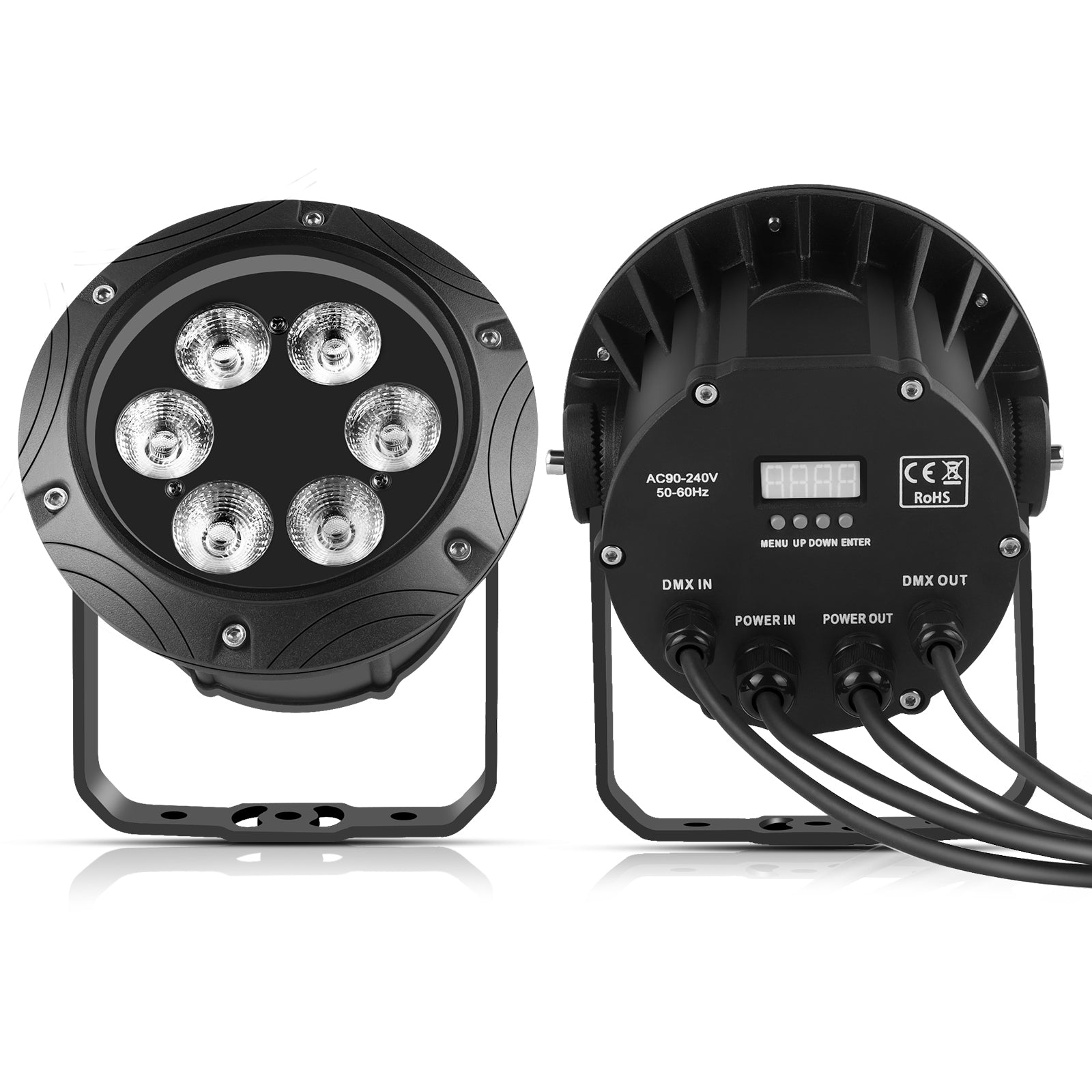 4In1 6X10W RGBW Waterproof Par Light-P17