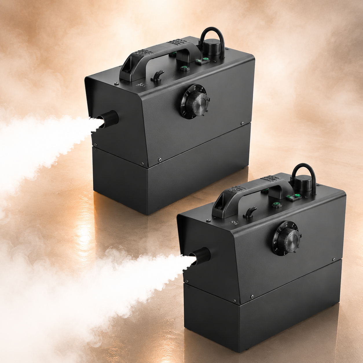 KTVLIGHTS 400W Mini Remote Control Rechargeable Smoke Machine-Y17