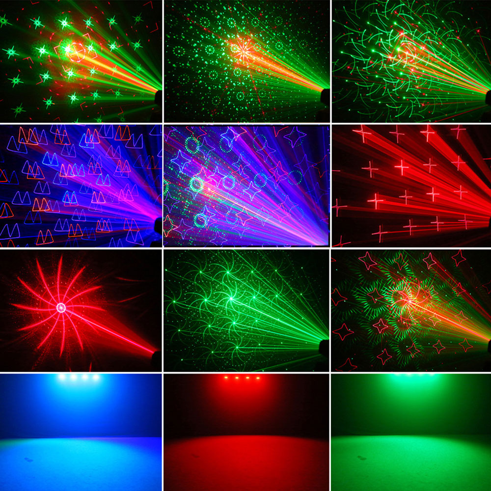 5-in-1 RGBUV Laser Light Show Projector-B48