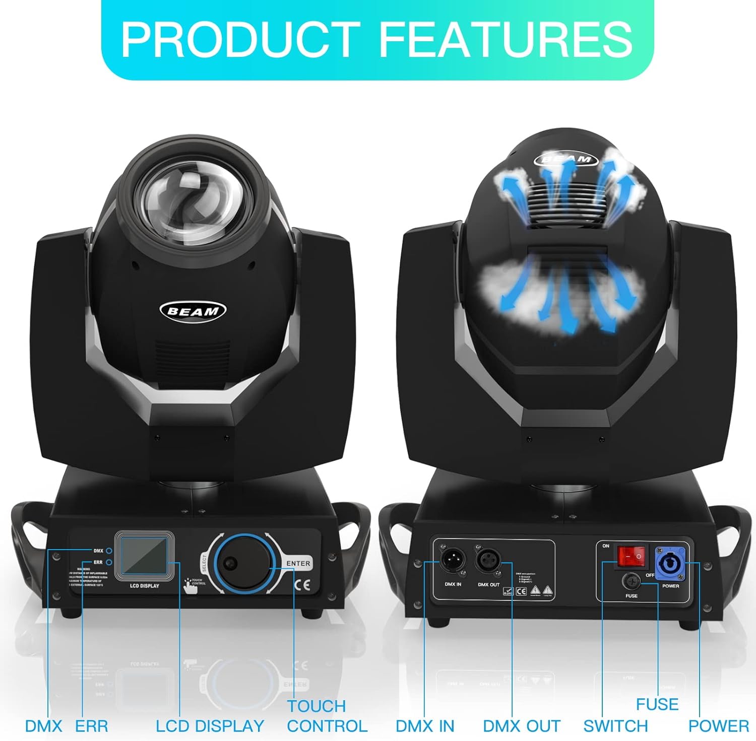 230W 7R Beam Moving Head Light - E42