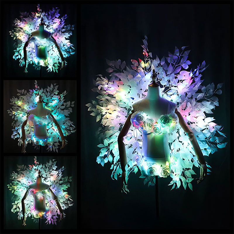 Bar DS Sexy LED Bra Costume Female Singer Suit-M22