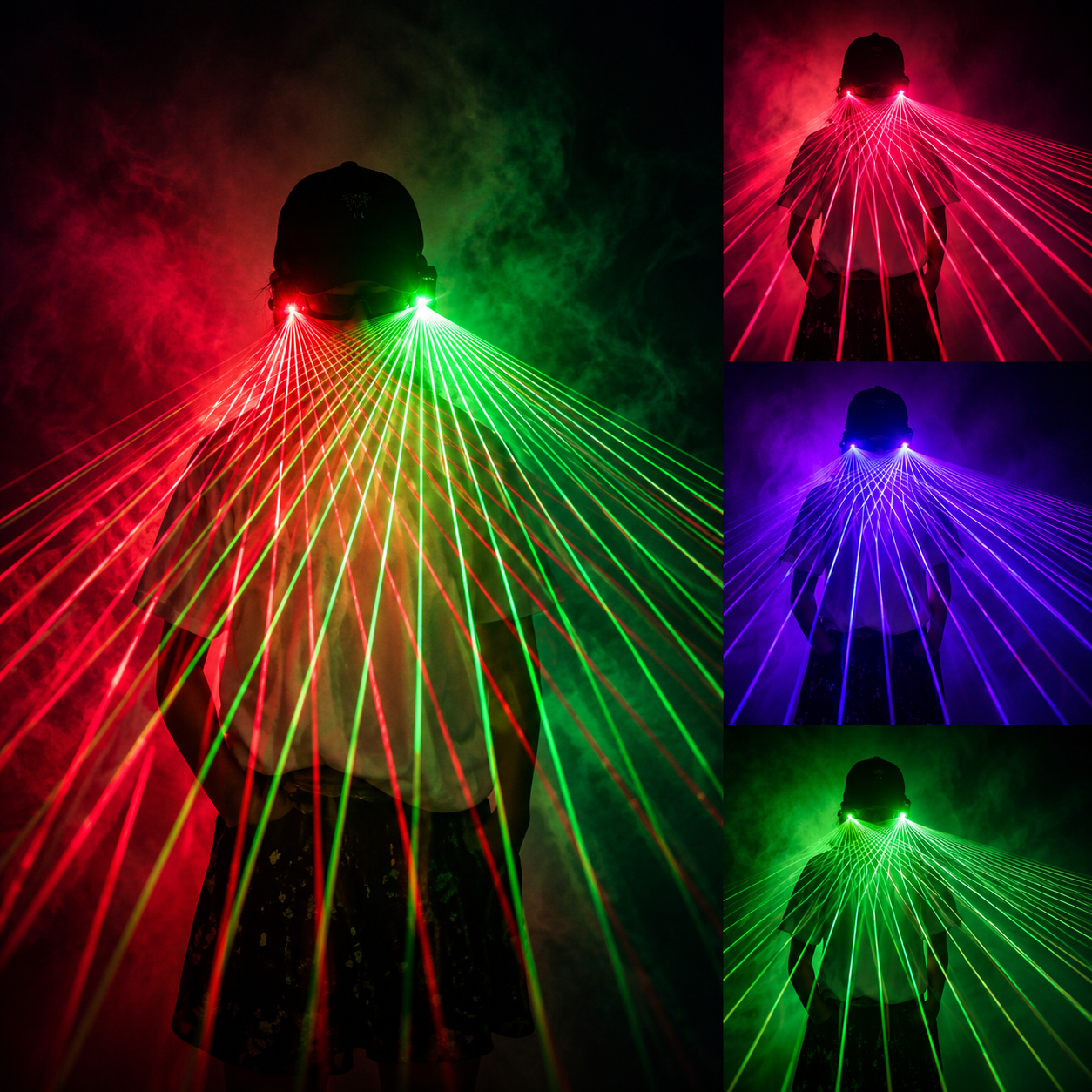 Party Gypsophila Laser Glasses Set-M1