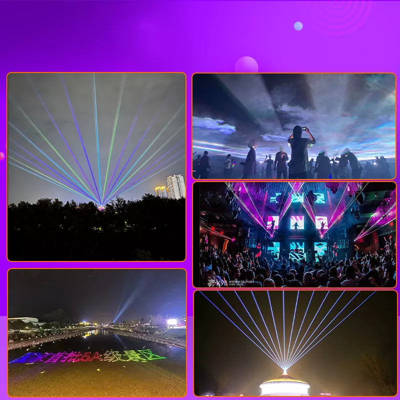 2025 New Six-Eye Full-Color Scanning Laser Light-B37