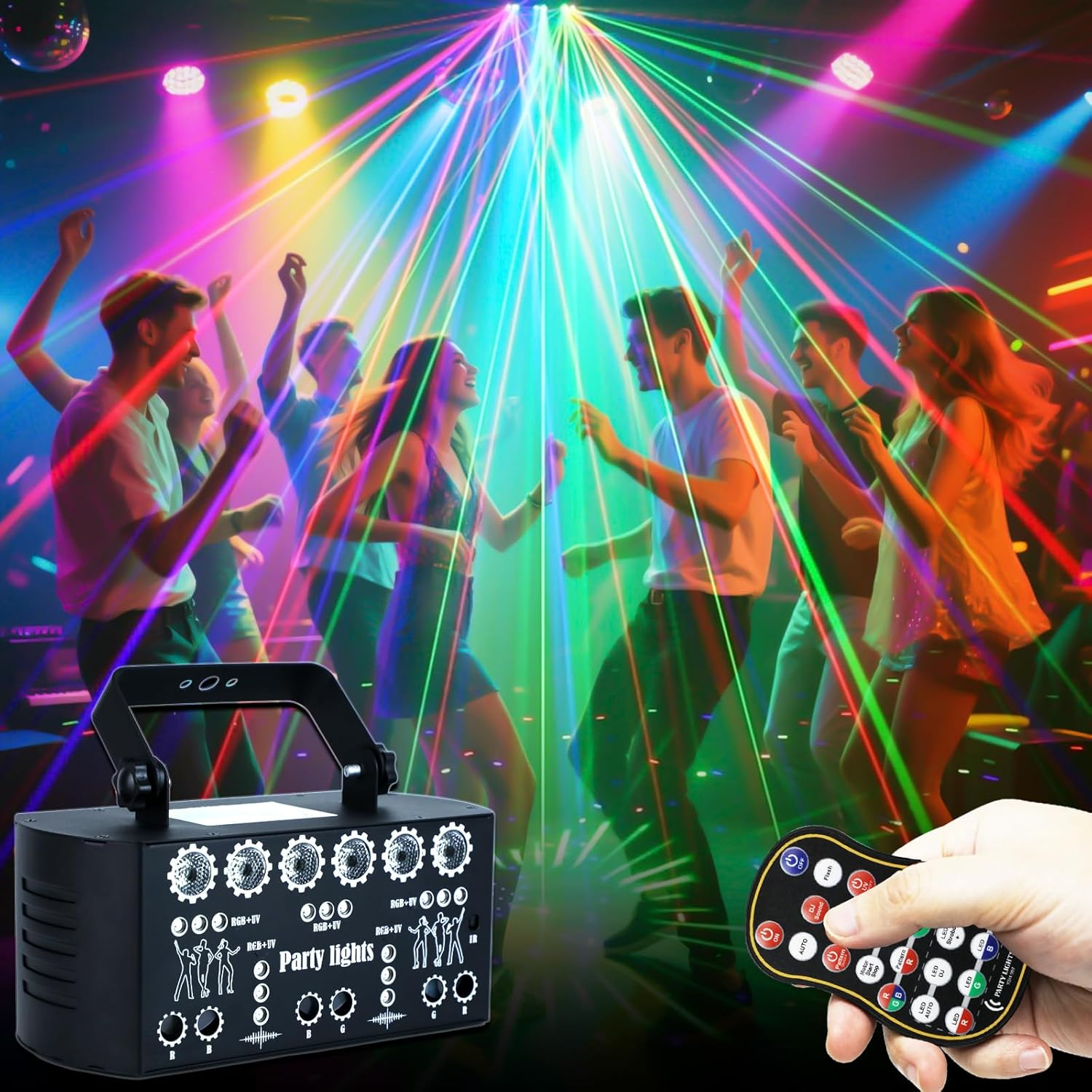 4-in-1 RGB Disco Laser Light-B5