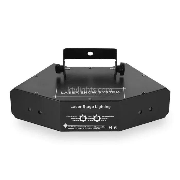Six-hole RGB luz laser de varredura-B20