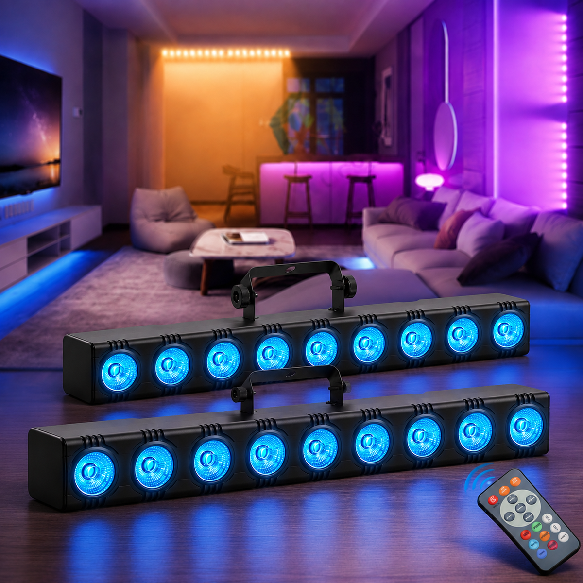 KTVLIGHTS 36W 9-LED RGBW 4-in-1 Wall Washer-X9